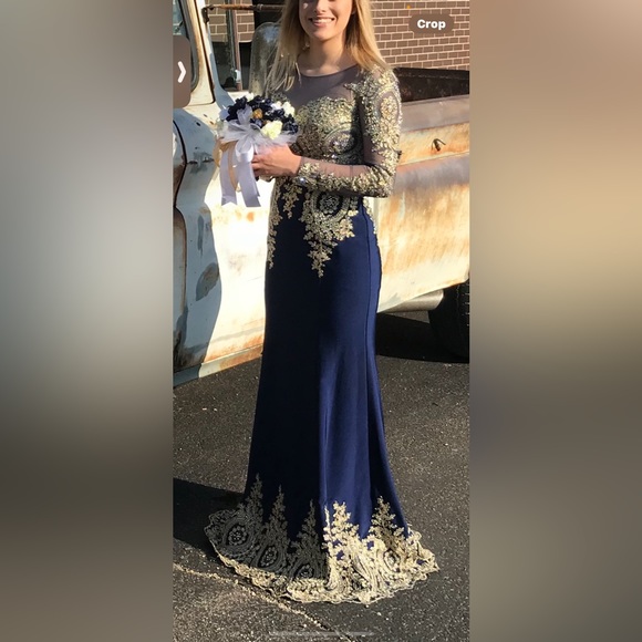 Prom dress! Worn once, in great condition. - Picture 1 of 1